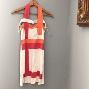 ARDEN B patchwork multicolored dress